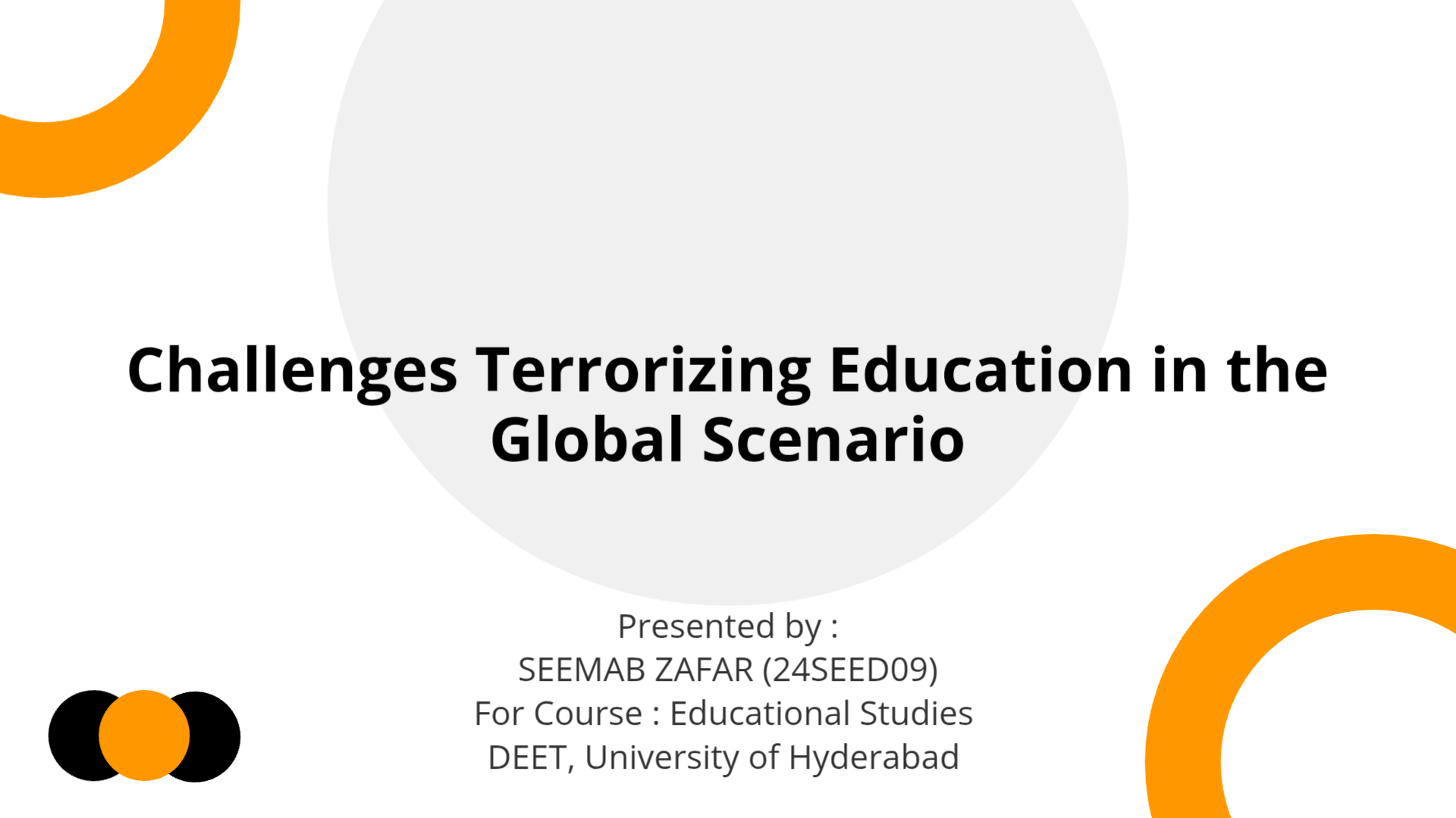 Challenges Terrorizing Education Globally | Slidebyslide.ai